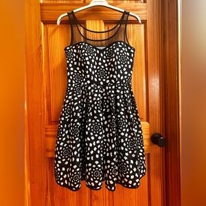 Nordstrom Black and White Formal Dress